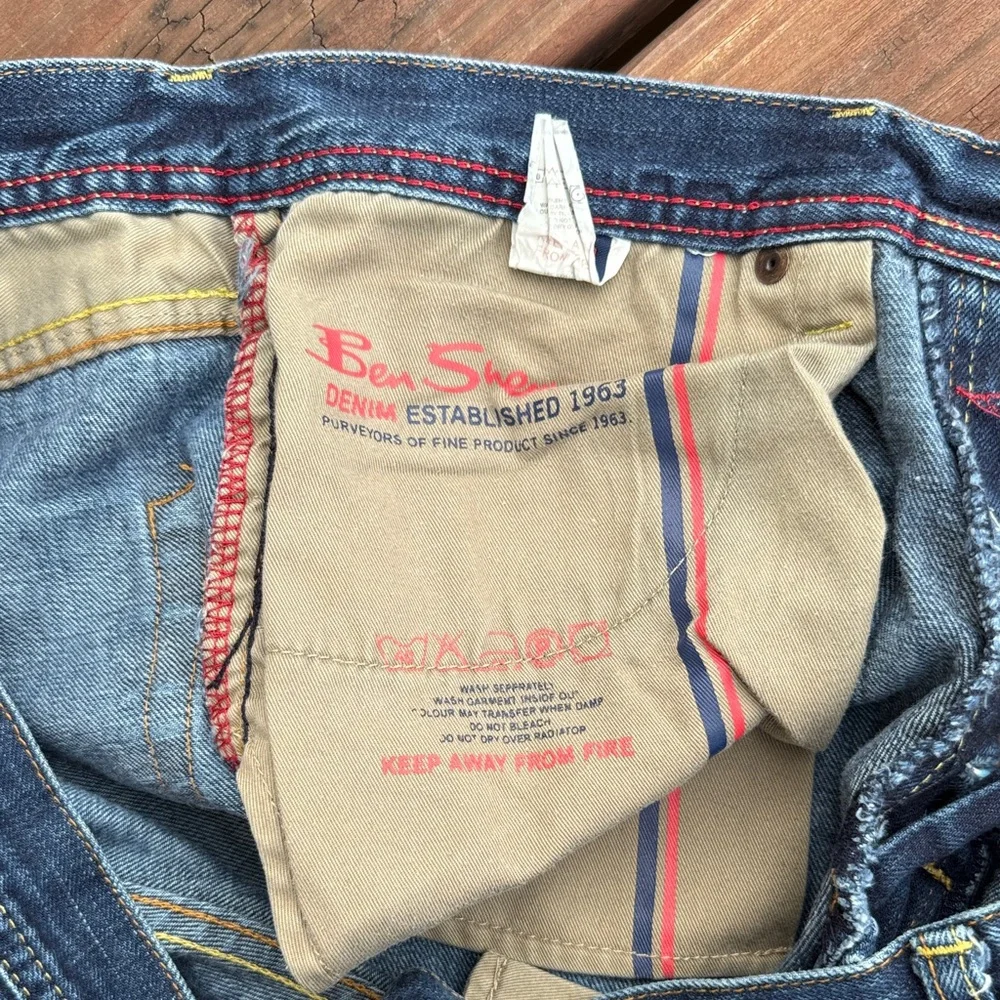 Ben Sherman Vintage Classic Blue Men's Jeans Size 34/32 - Picture 4 of 8